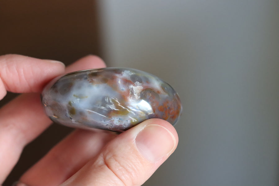 8th vein ocean jasper pocket stone 28