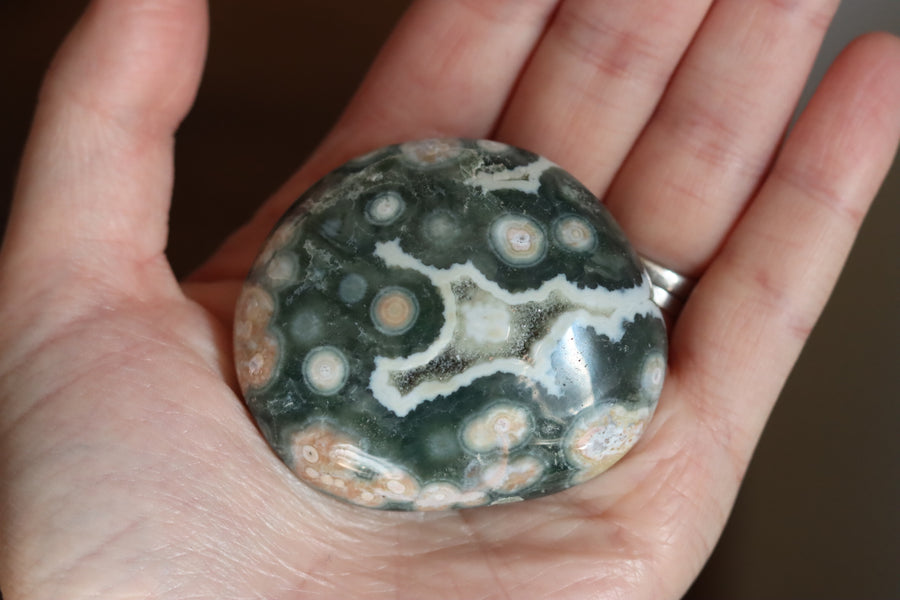 Old stock ocean jasper pocket stone OS8 new
