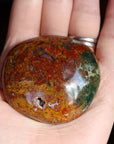 Old stock ocean jasper pocket stone OS12