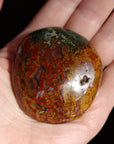 Old stock ocean jasper pocket stone OS12