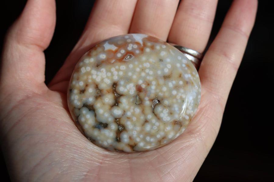 Old stock ocean jasper pocket stone OS11 new