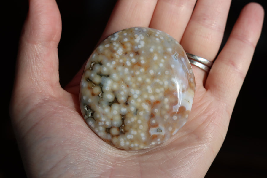 Old stock ocean jasper pocket stone OS11 new