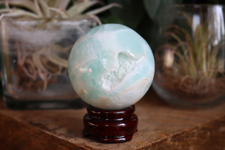 Caribbean calcite sphere 1 new