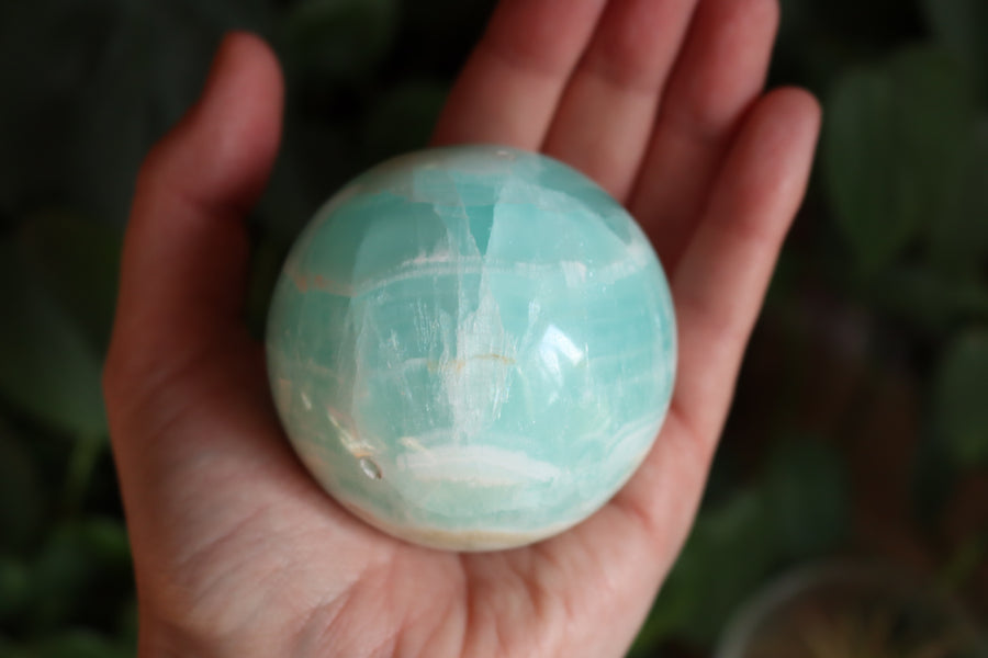 Caribbean calcite sphere 1 new