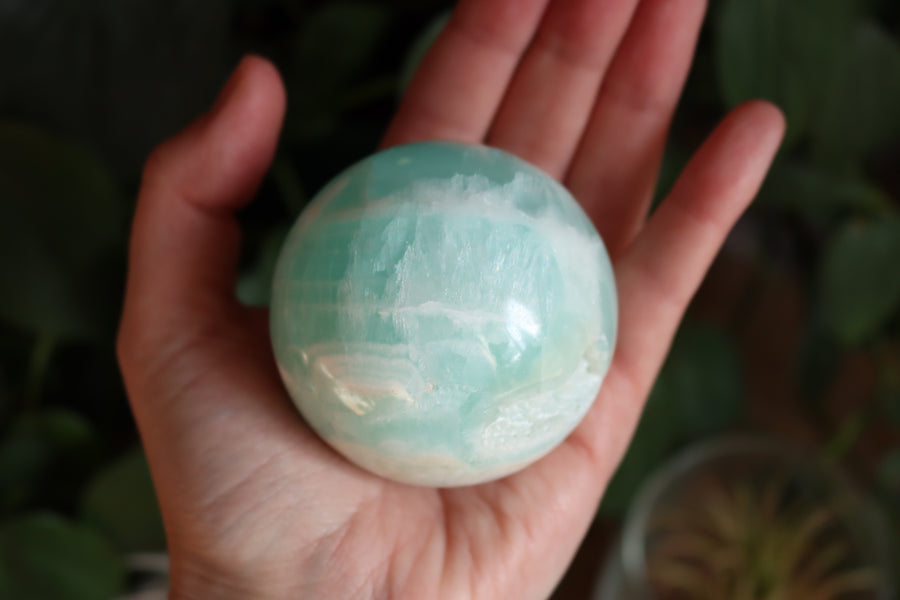 Caribbean calcite sphere 1 new