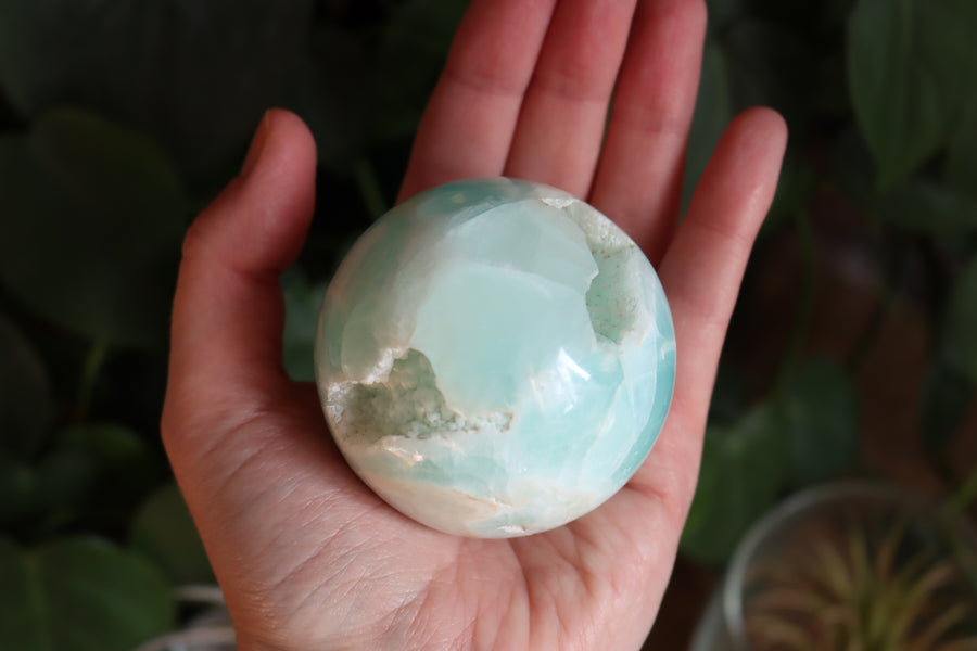 Caribbean calcite sphere 1 new