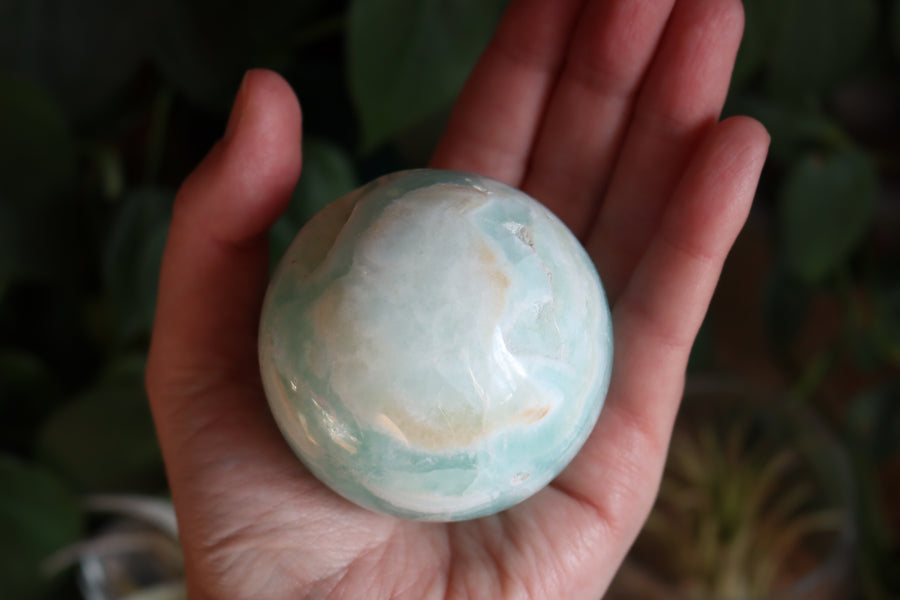 Caribbean calcite sphere 1 new