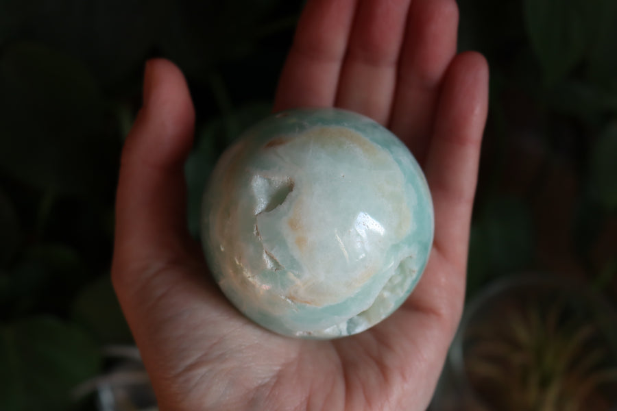 Caribbean calcite sphere 1 new