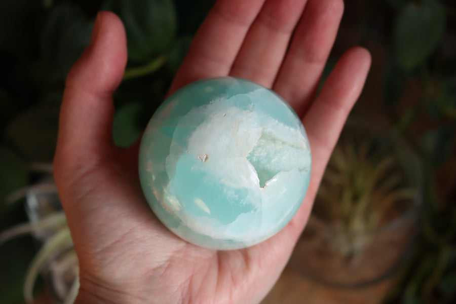 Caribbean calcite sphere 1 new