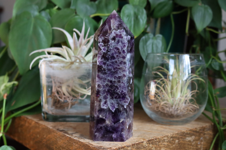 Chevron amethyst tower 10