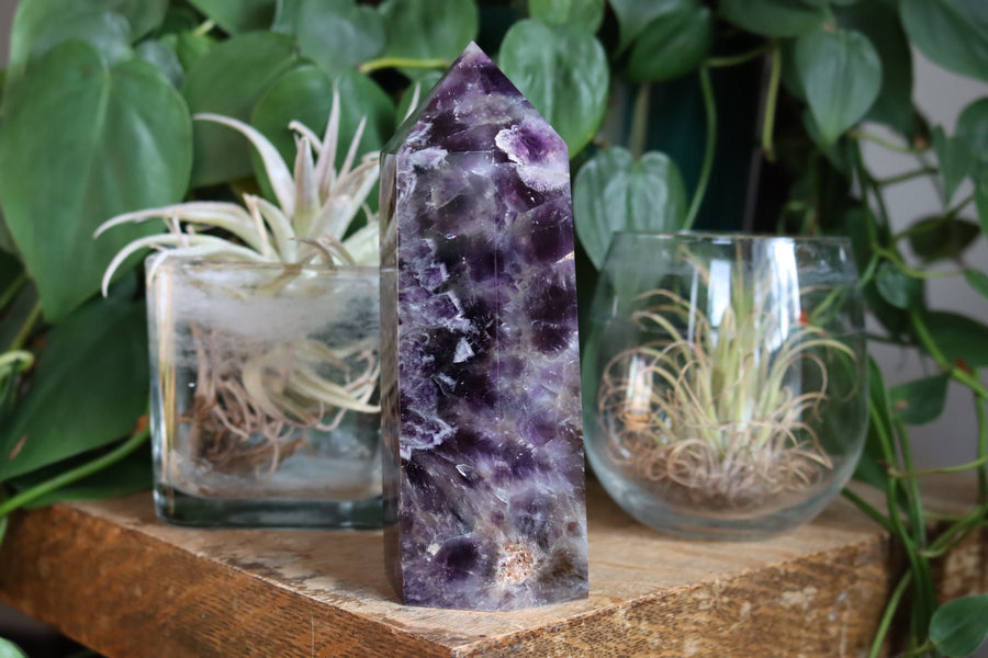 Chevron amethyst tower 10