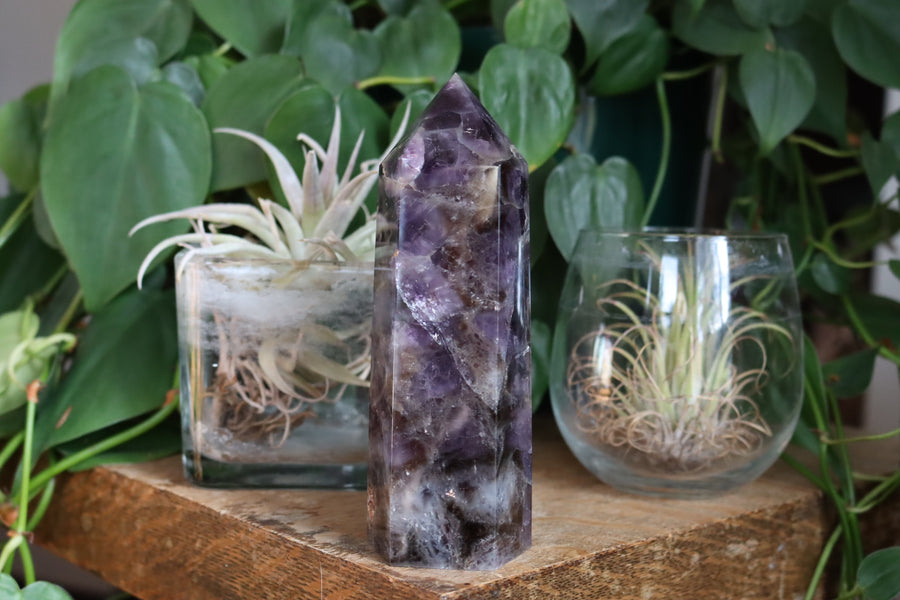 Chevron amethyst tower 10