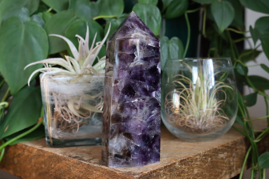 Chevron amethyst tower 10