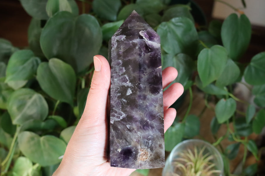 Chevron amethyst tower 10