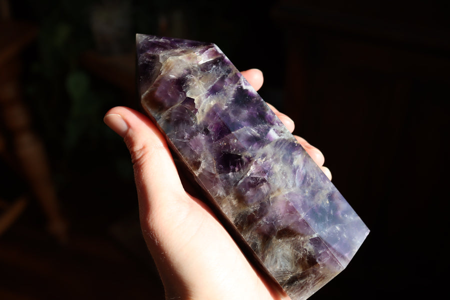 Chevron amethyst tower 10