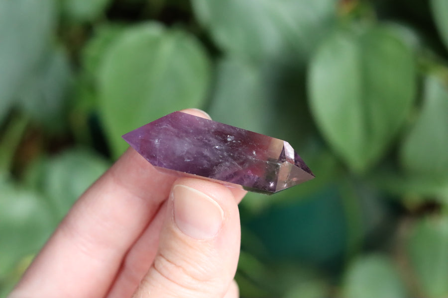 Amethyst double terminated point 1 new