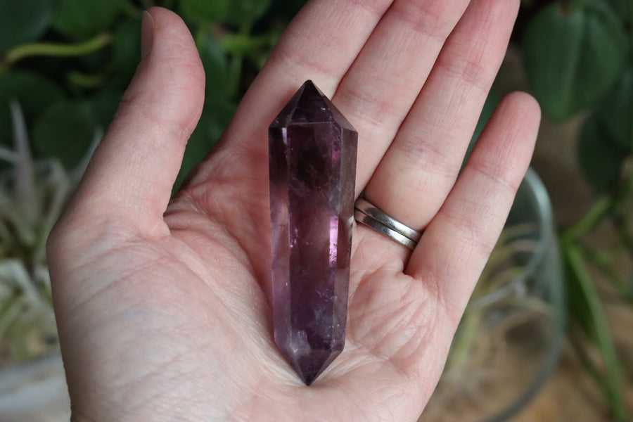 Amethyst double terminated point 3 new