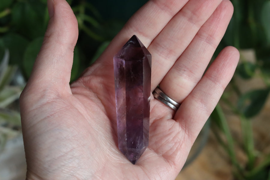 Amethyst double terminated point 3 new
