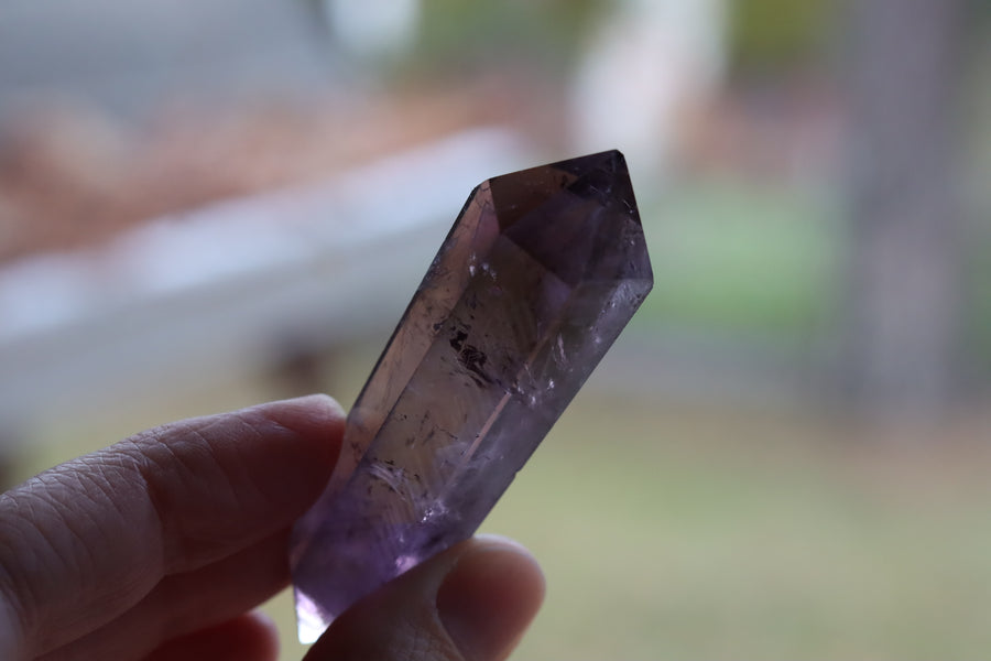 Amethyst double terminated point 3 new
