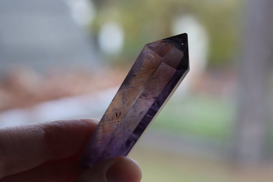 Amethyst double terminated point 3 new