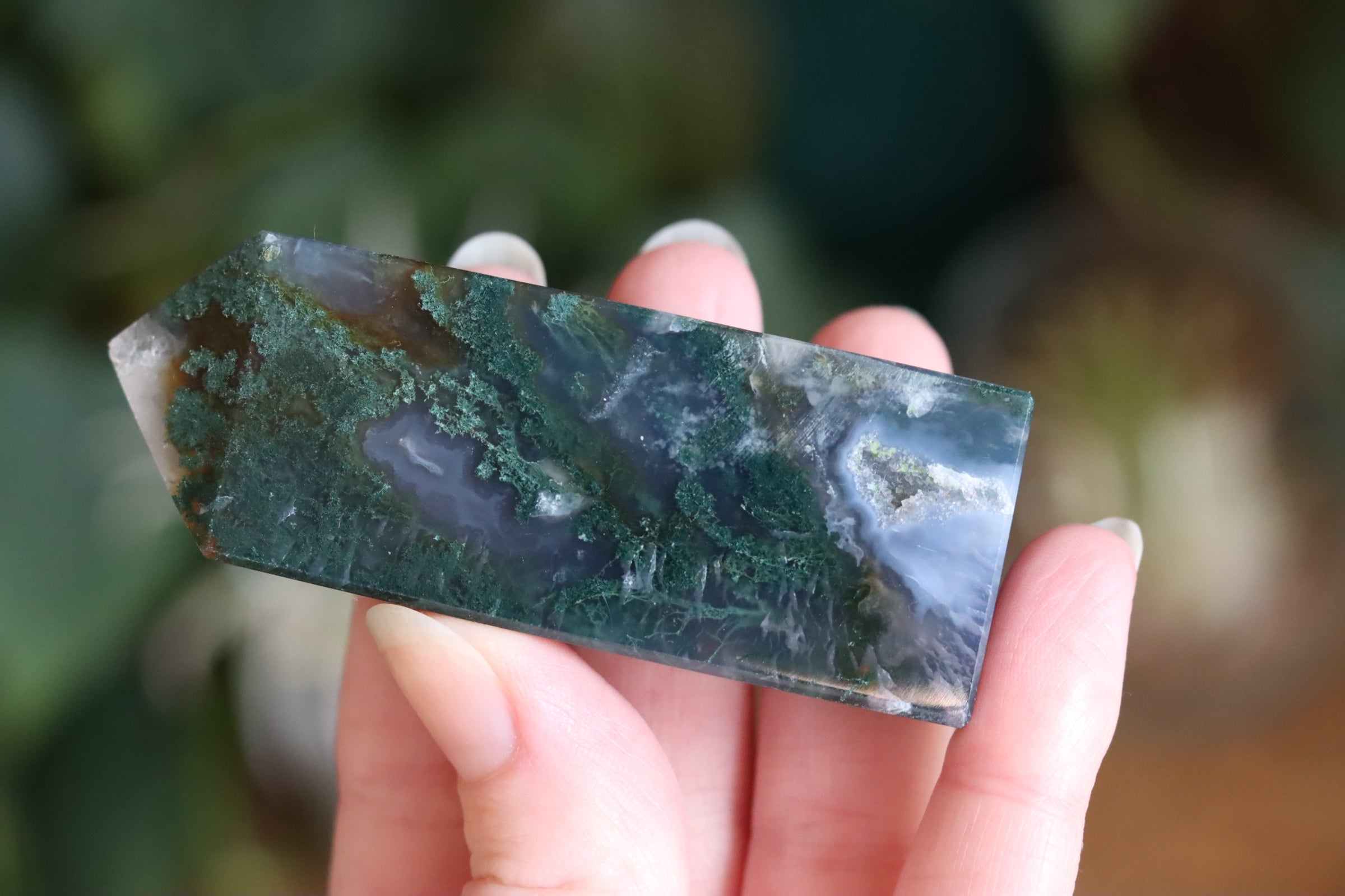 Moss agate tower 3