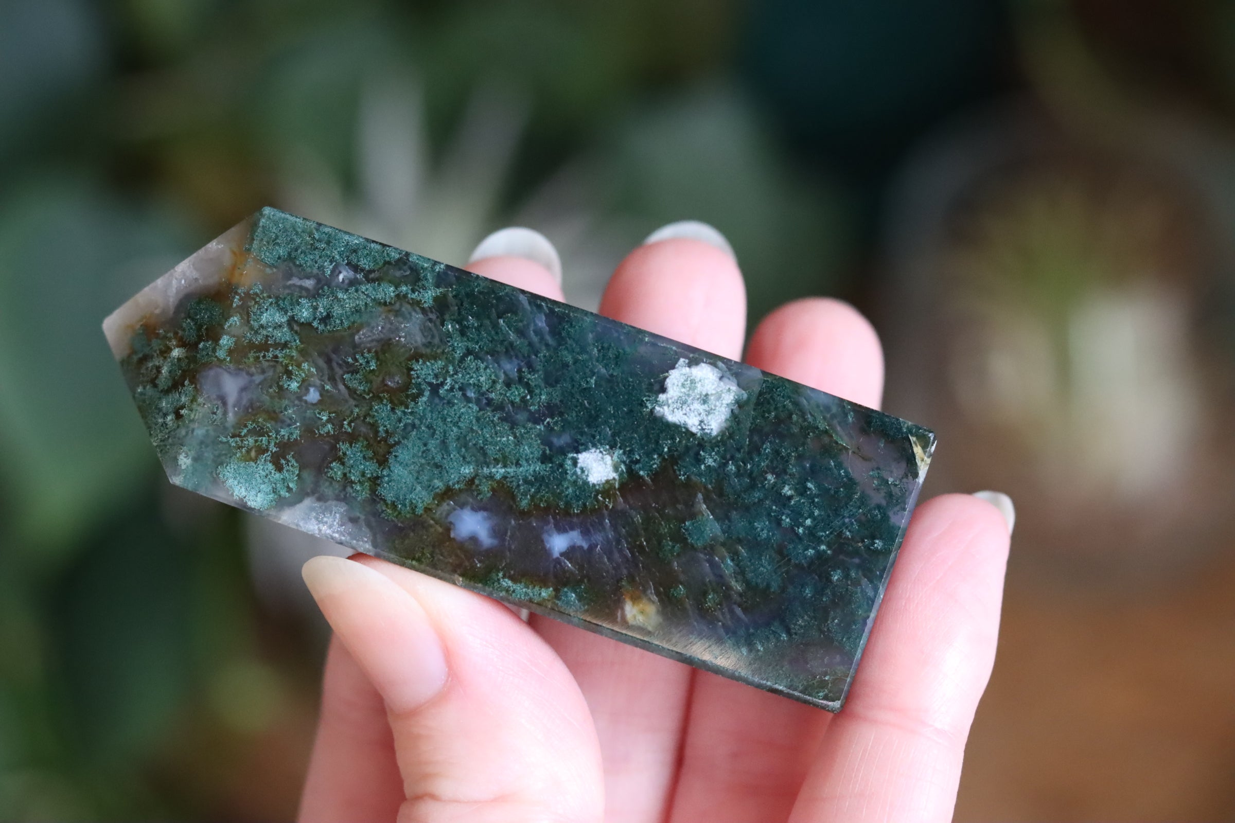 Moss agate tower 3