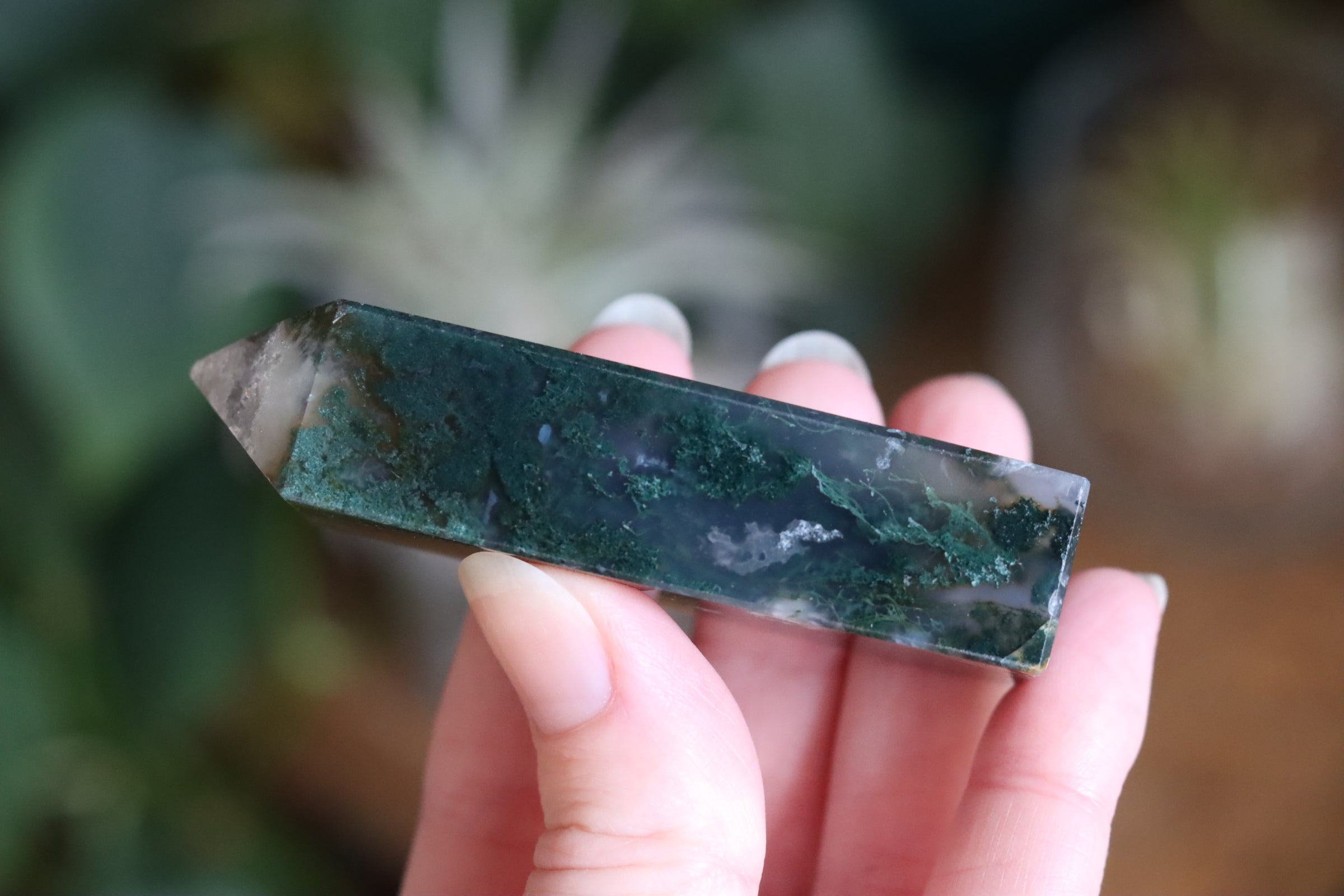 Moss agate tower 3