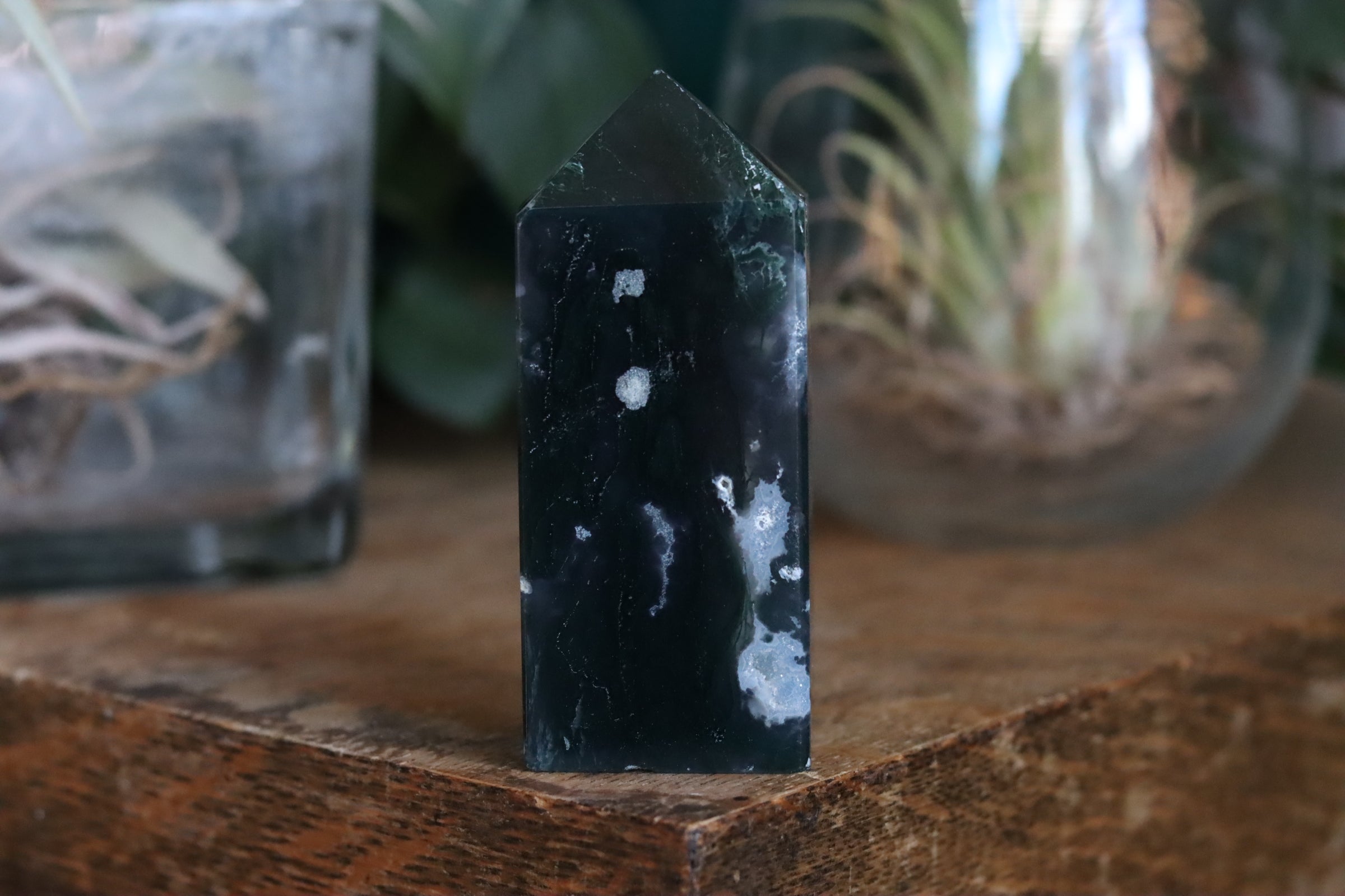 Moss agate tower 4