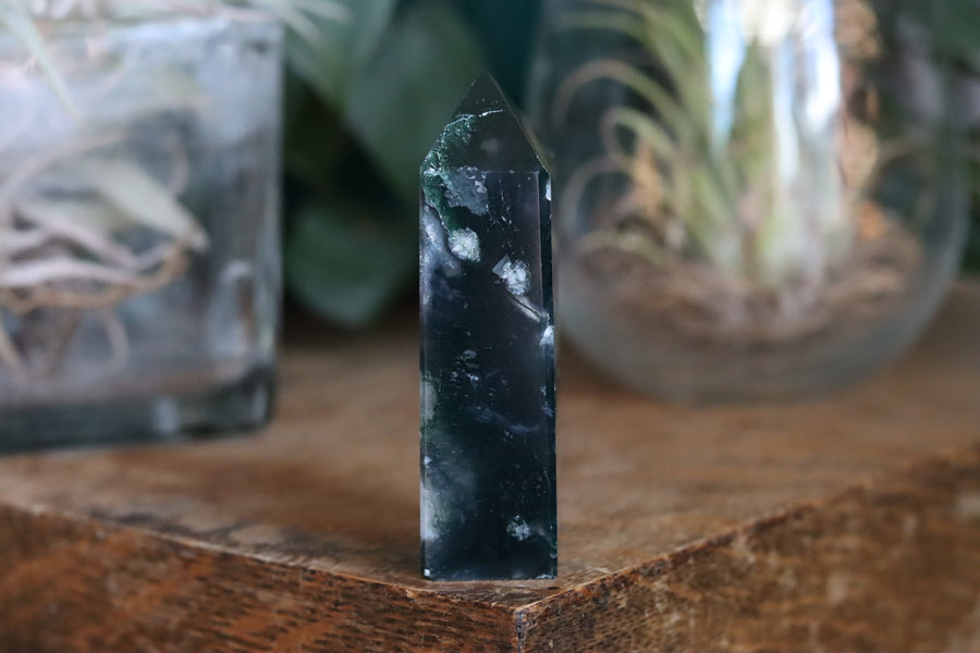 Moss agate tower 4