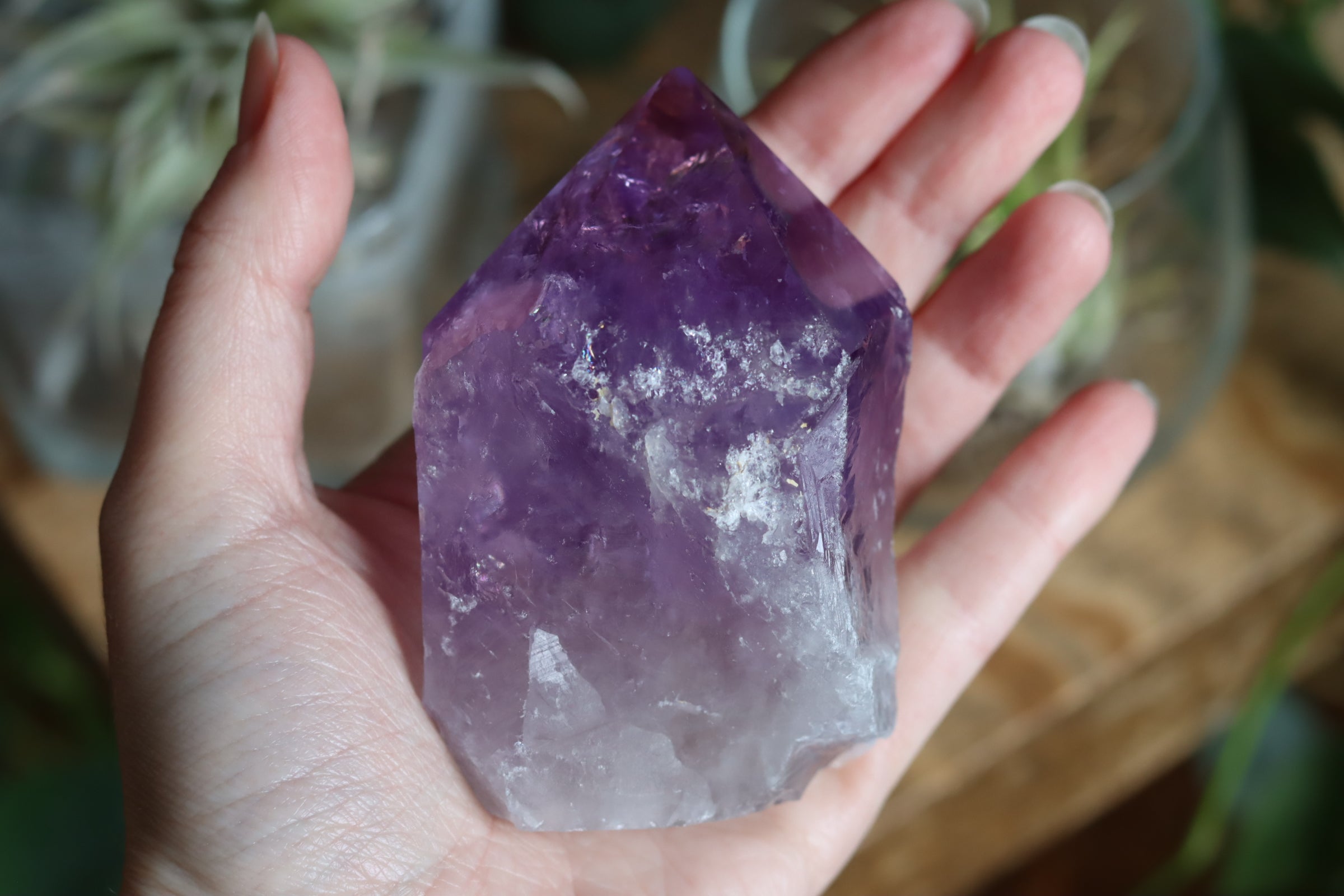 Bolivian amethyst point 3