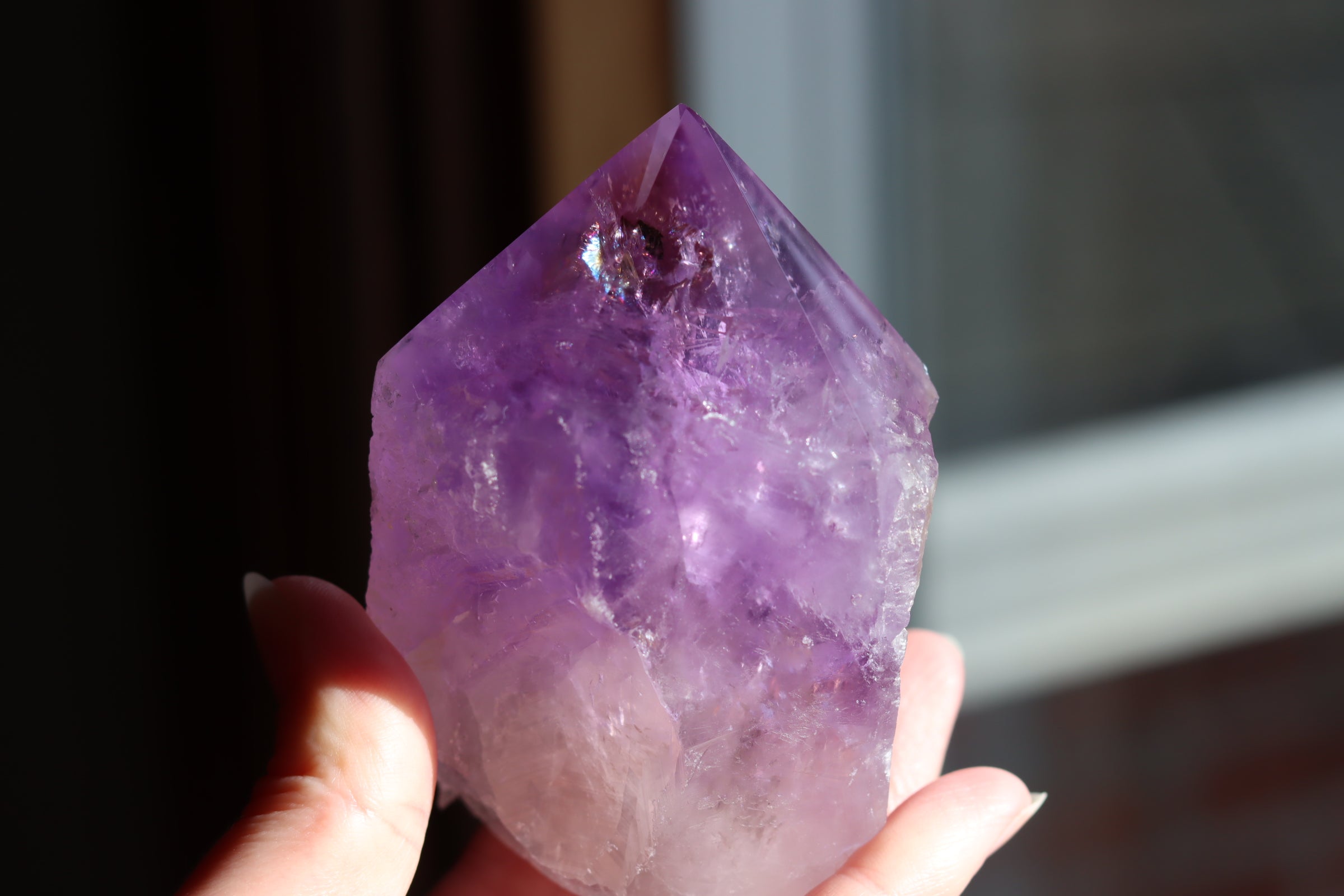 Bolivian amethyst point 3