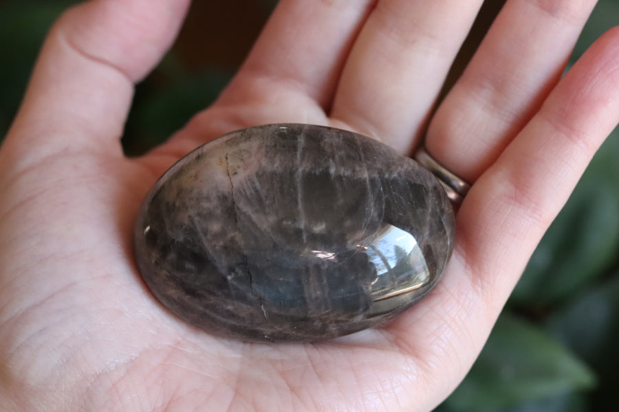 Black moonstone pocket stone 1 new