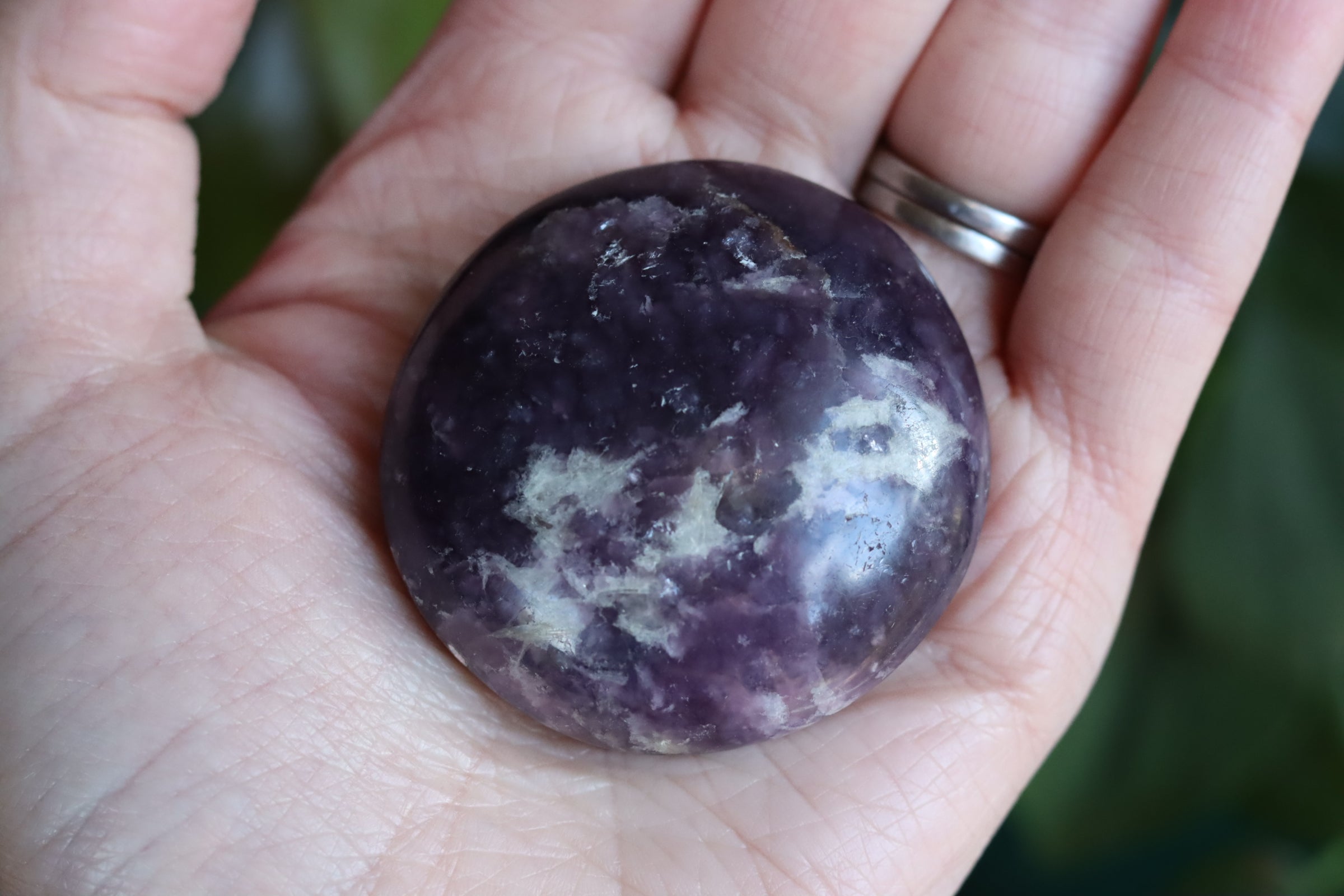 Lepidolite pocket stone 2