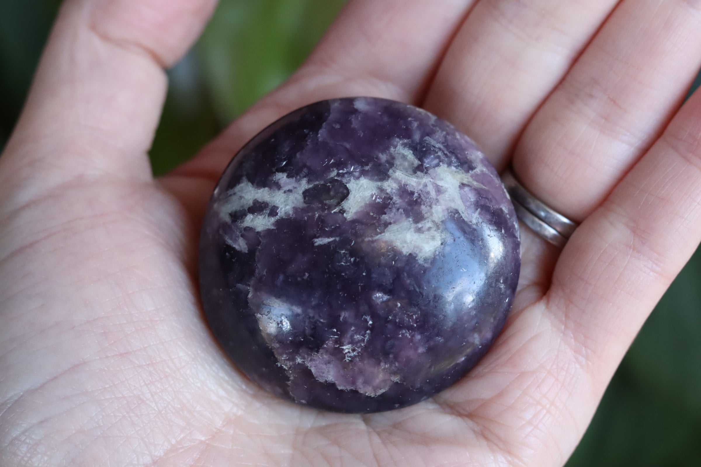 Lepidolite pocket stone 2