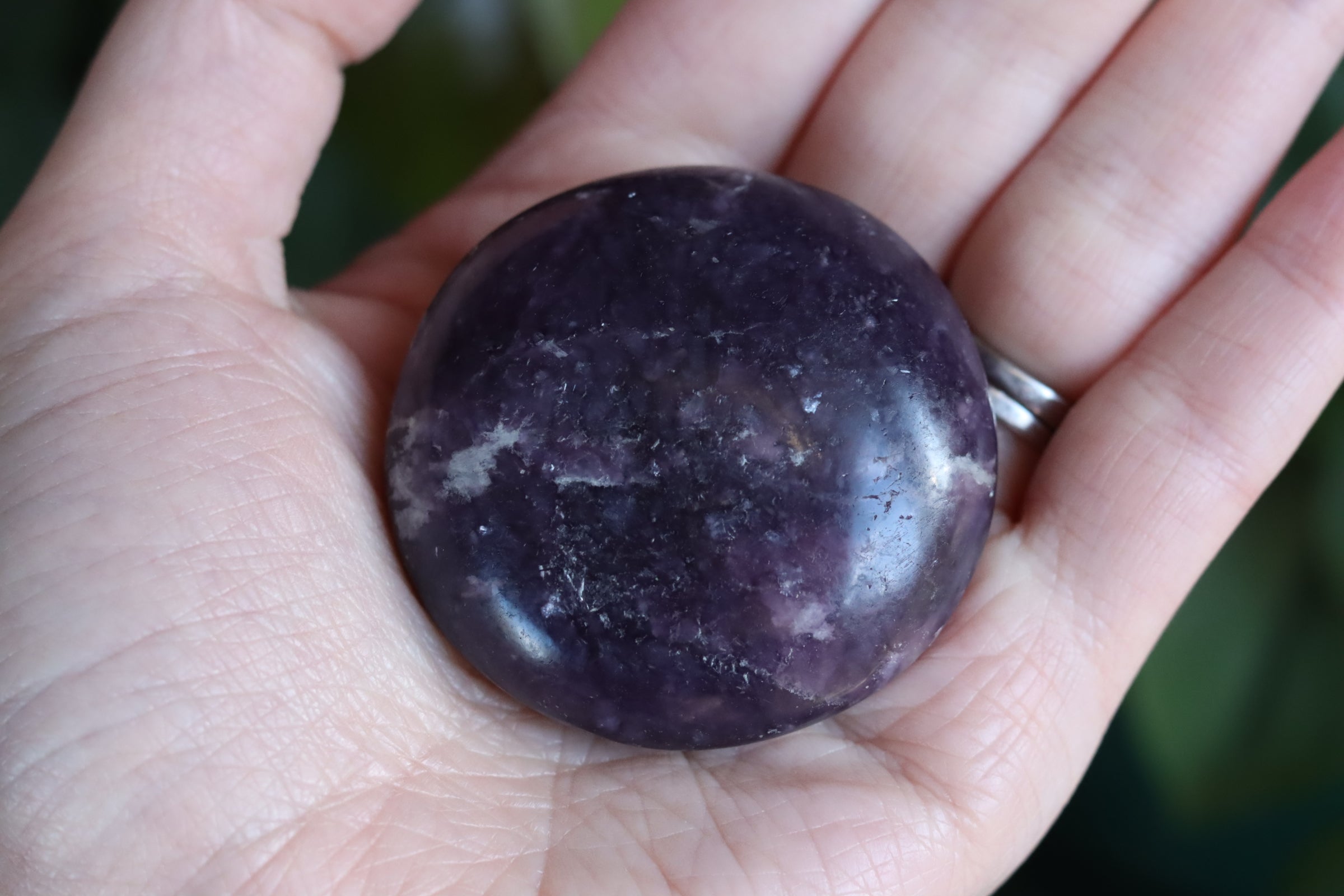 Lepidolite pocket stone 2