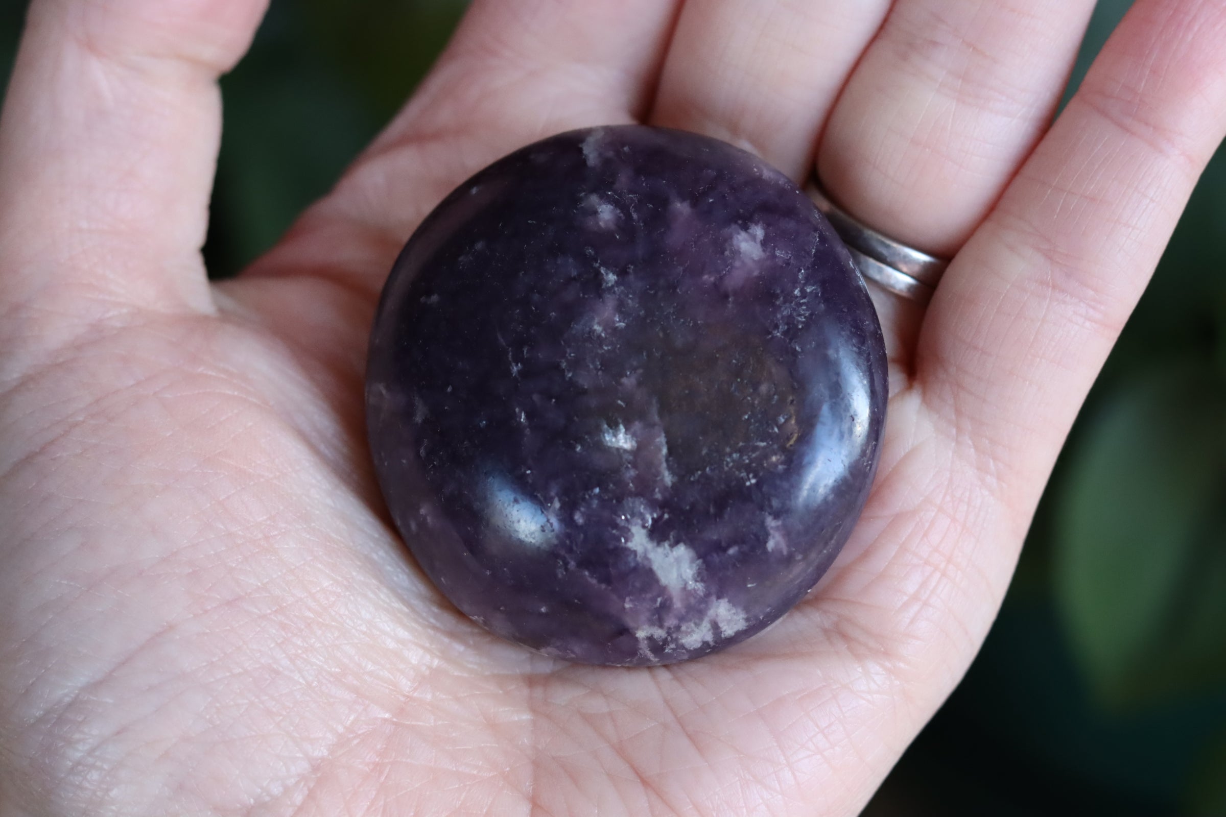 Lepidolite pocket stone 2
