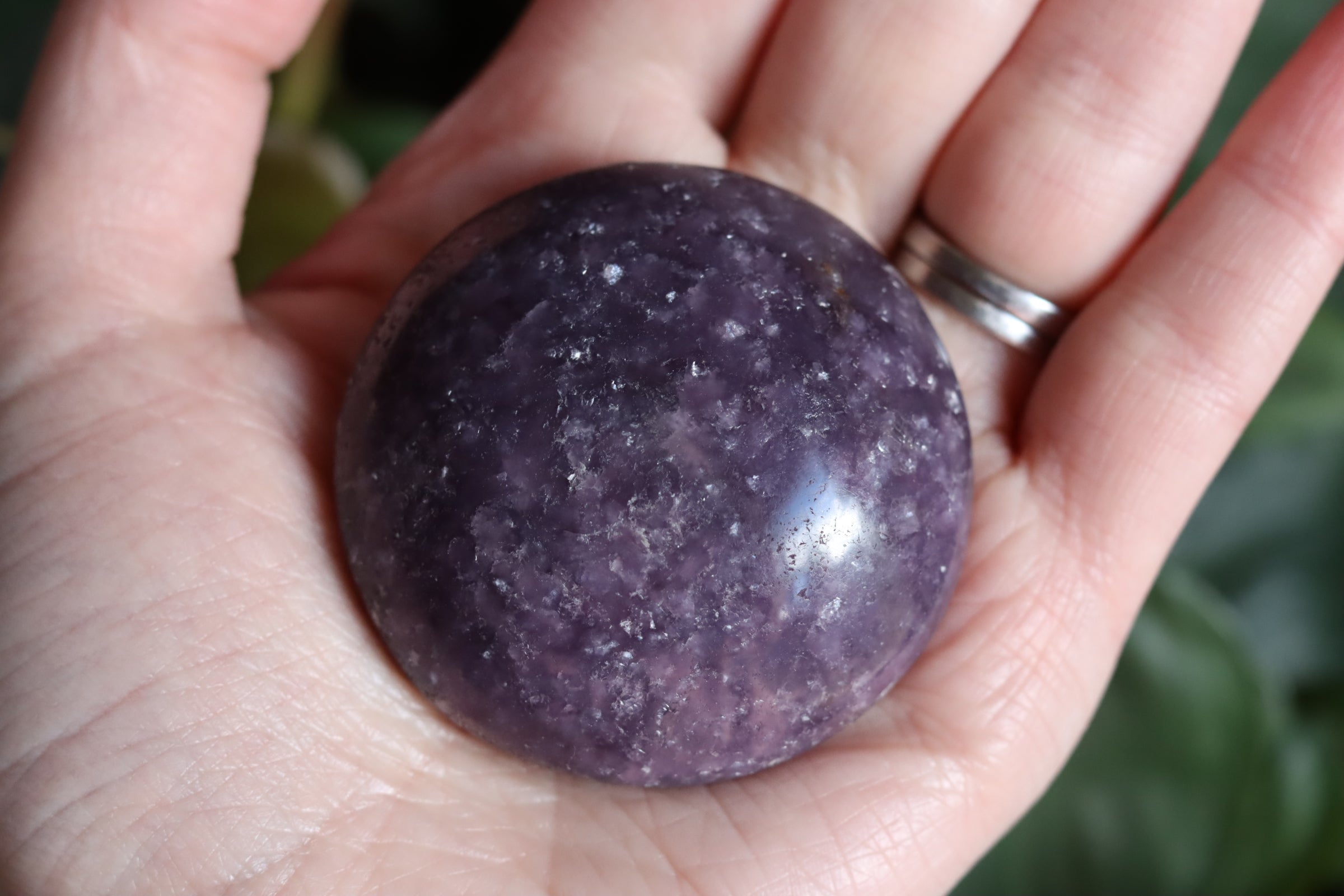 Lepidolite pocket stone 6