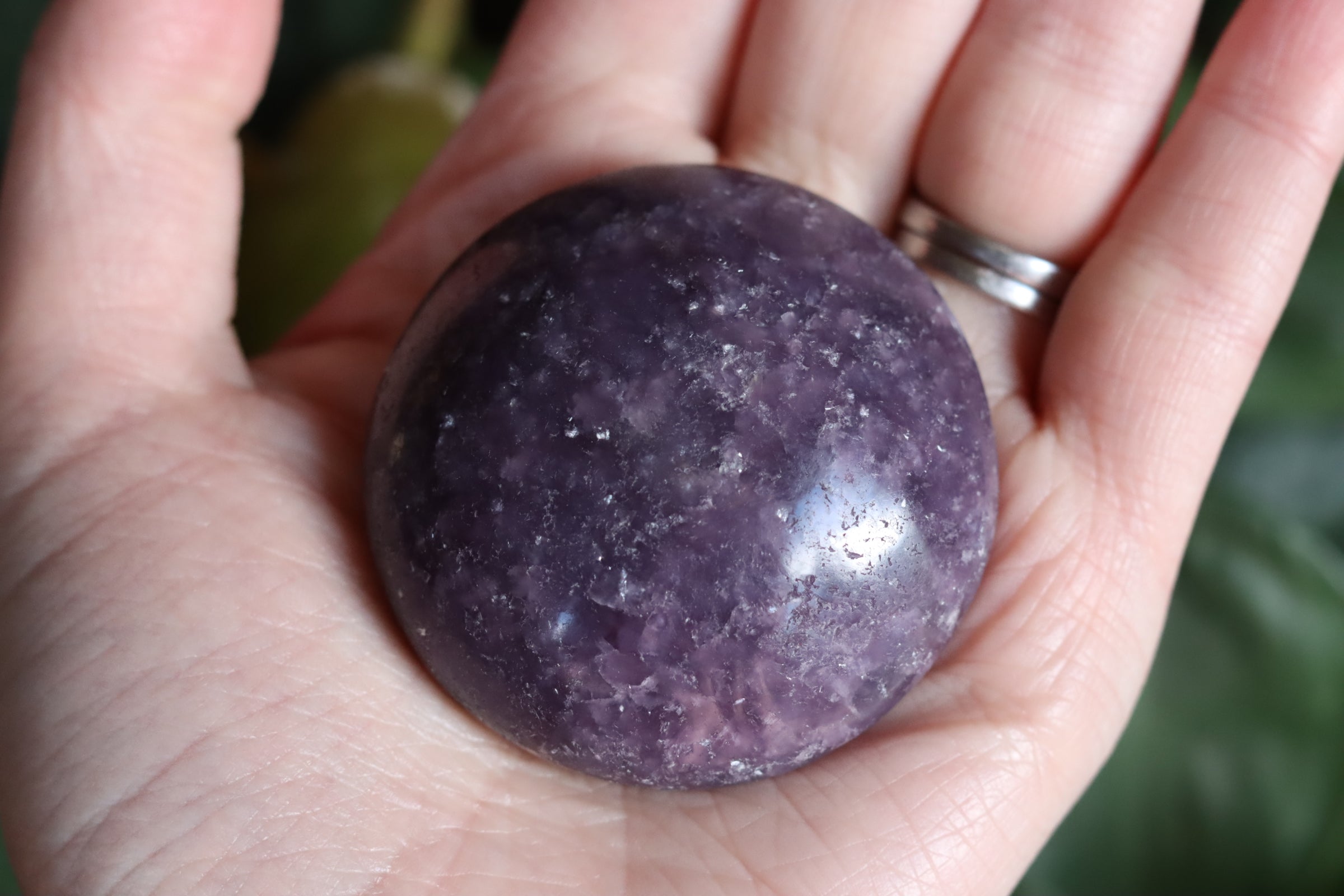 Lepidolite pocket stone 6