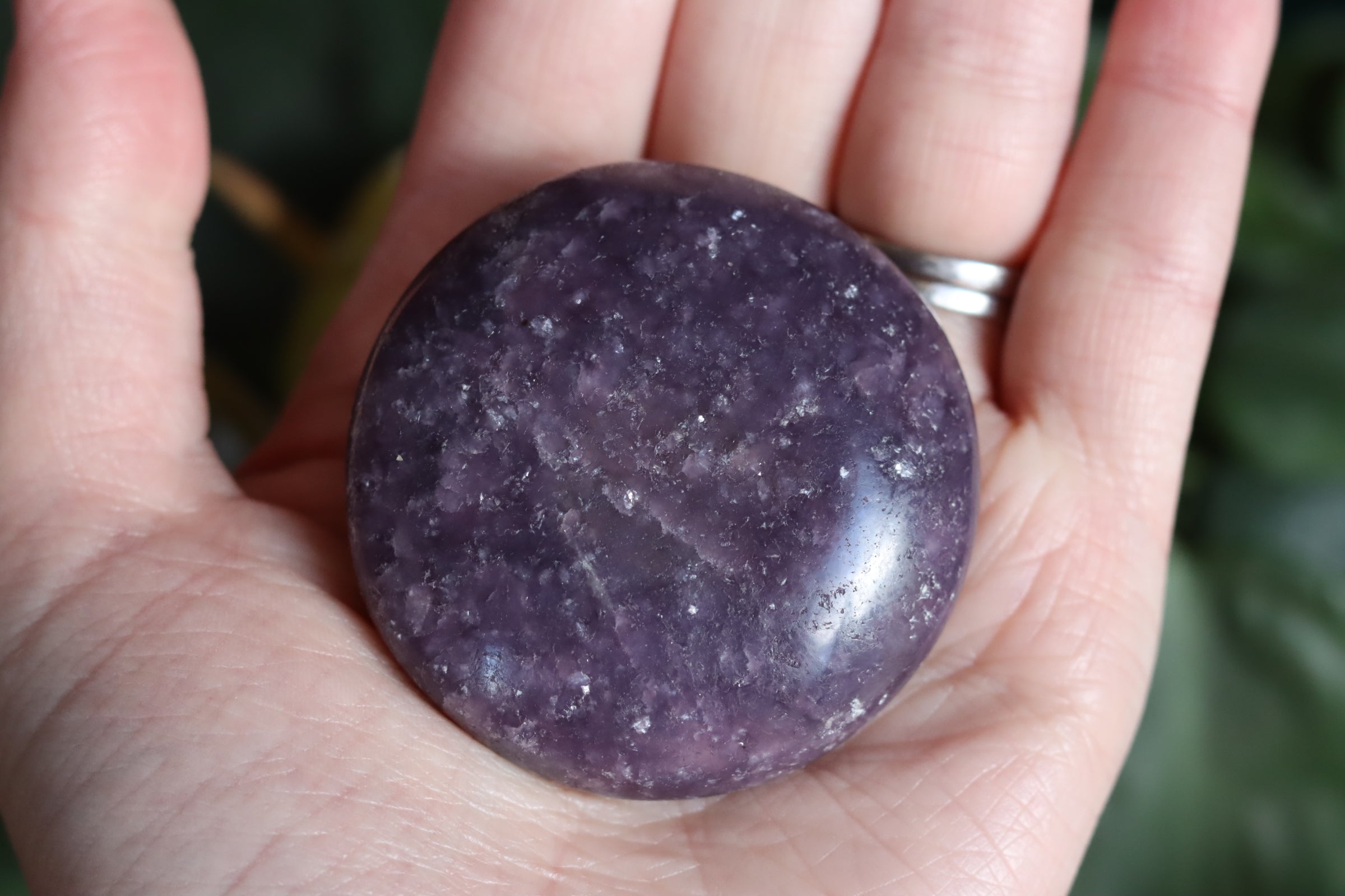 Lepidolite pocket stone 6