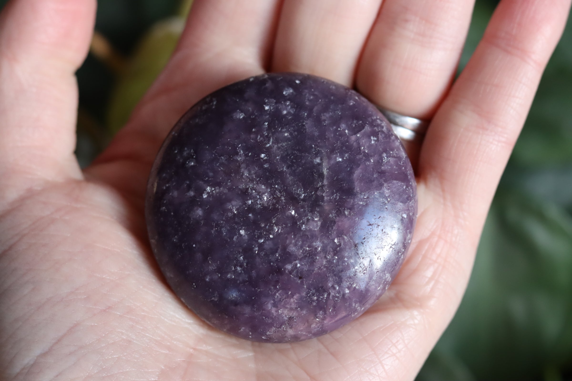 Lepidolite pocket stone 6