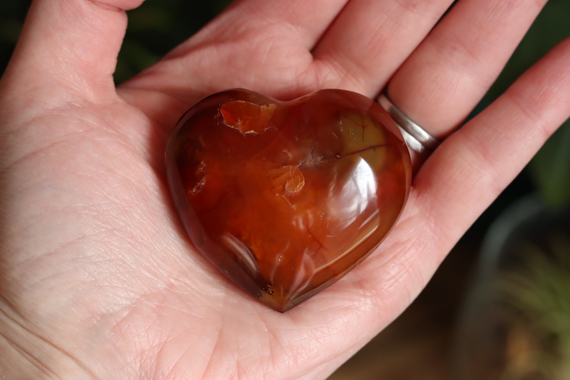 Carnelian heart 12
