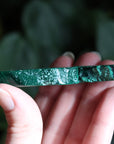 Semi polished malachite slab 2 new