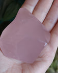 Rose quartz free form from Mozambique 14 new
