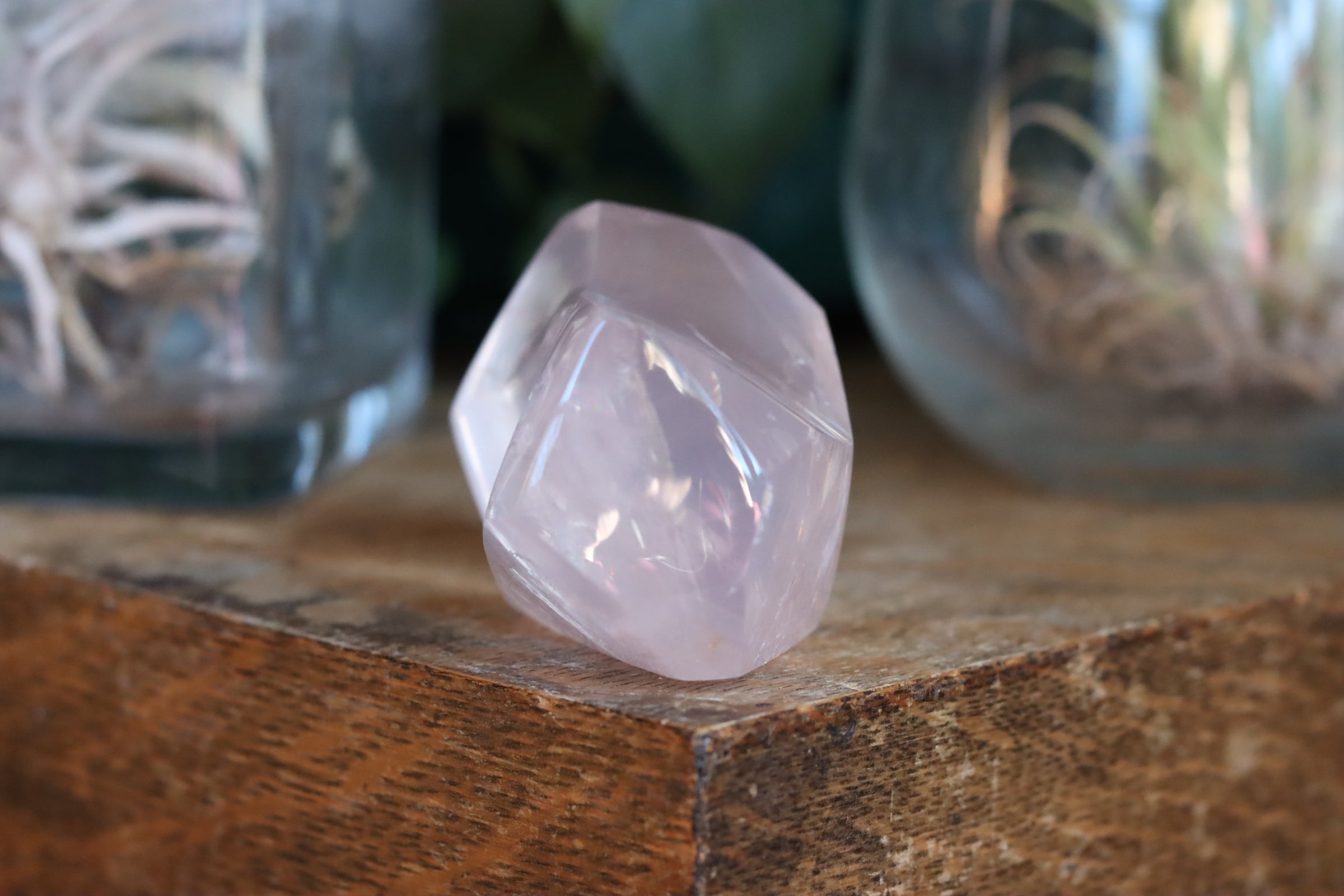 Rose quartz free form from Mozambique 15