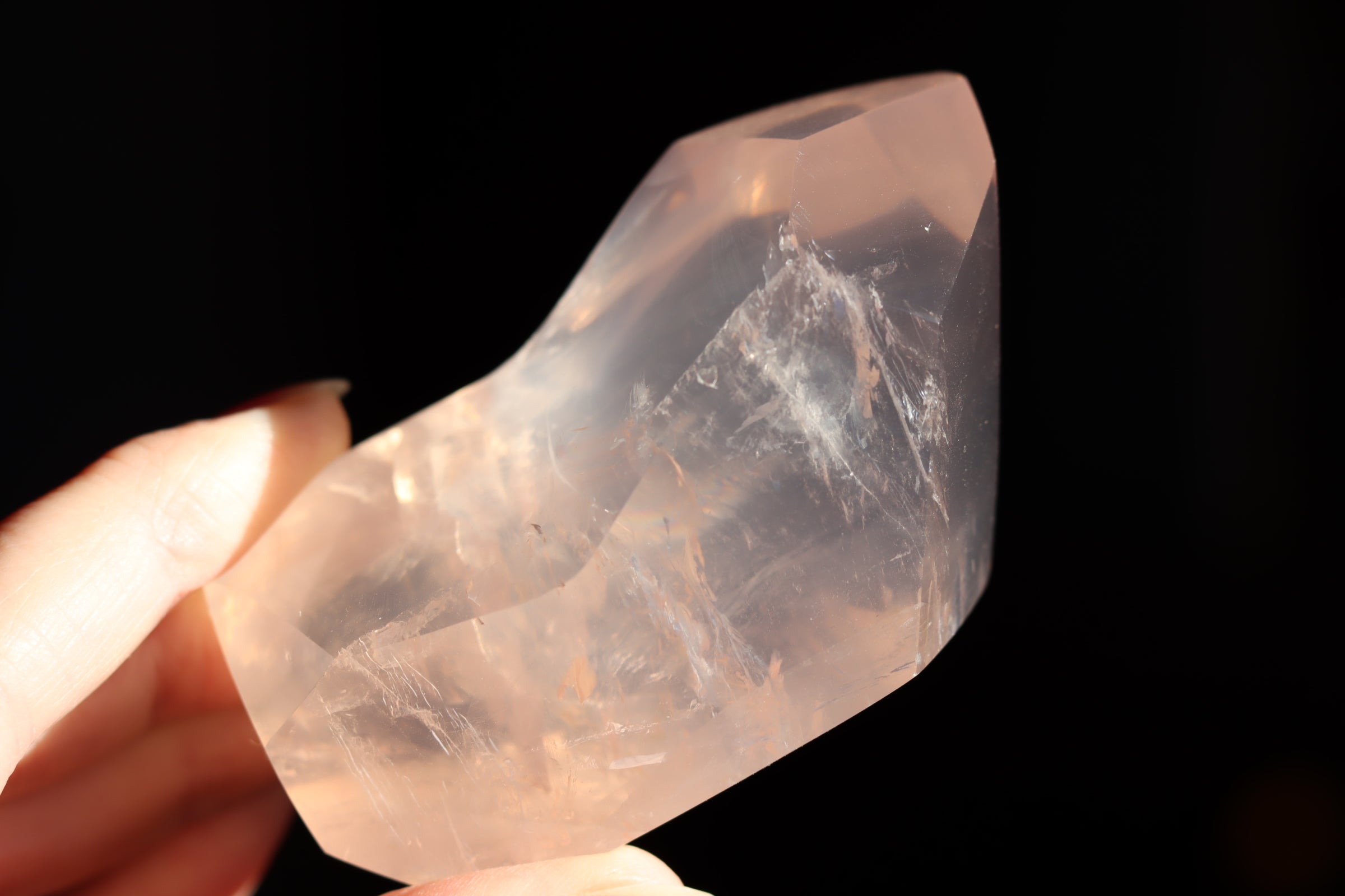 Rose quartz free form from Mozambique 15