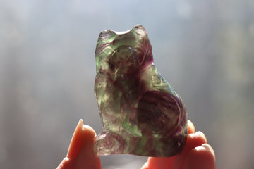 Rainbow fluorite cat 1 new