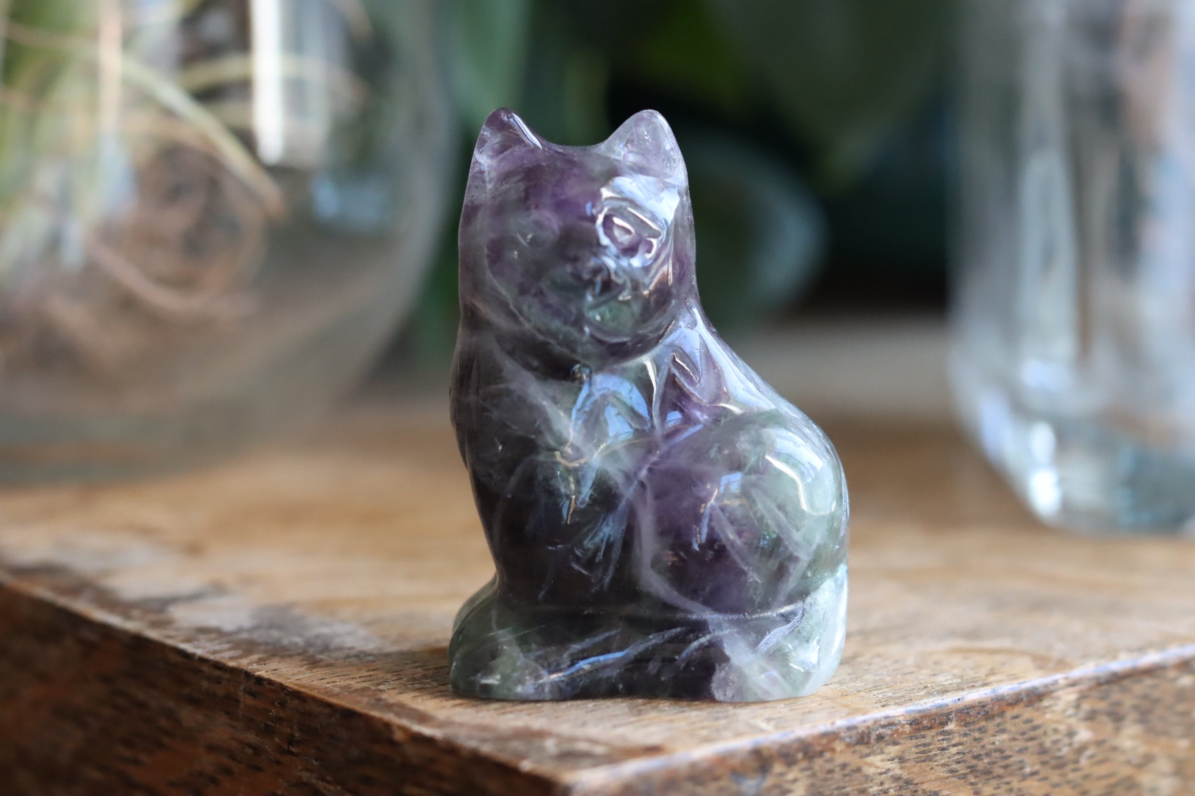 Rainbow fluorite cat 6
