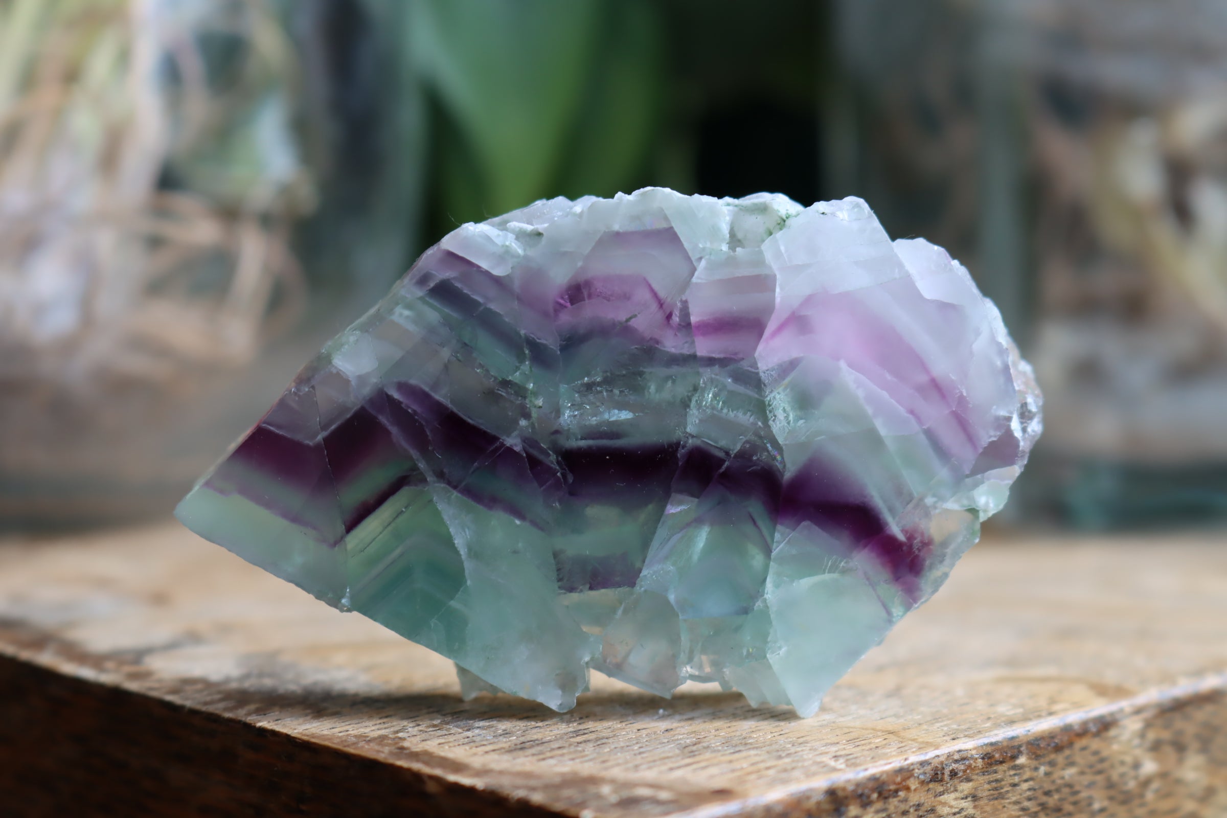 Semi polished rainbow fluorite 1 new
