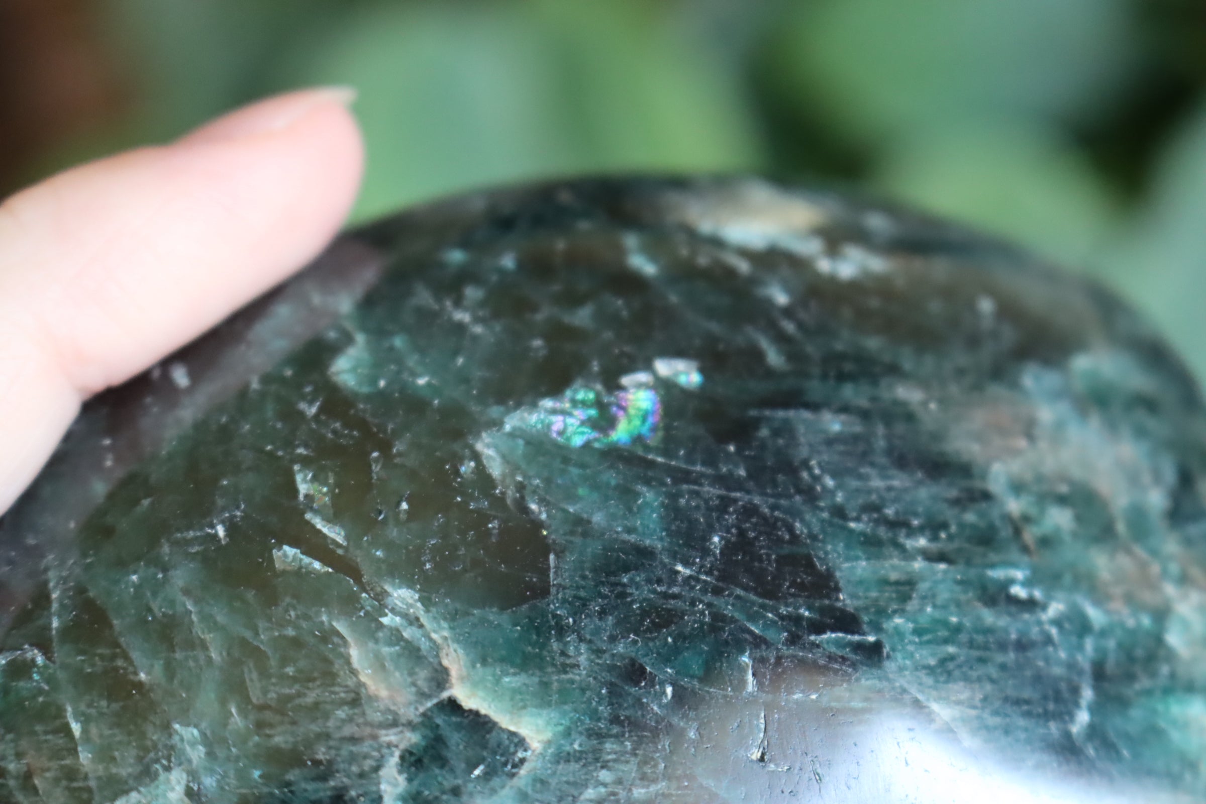 Green apatite free form 7 new