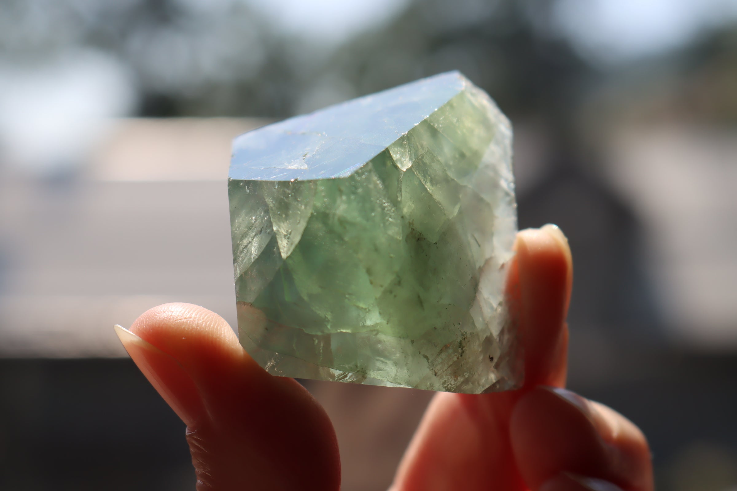 Rainbow fluorite free form 3 new